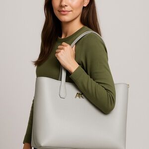 Anne Klein Women's Chic Light Gray Tote